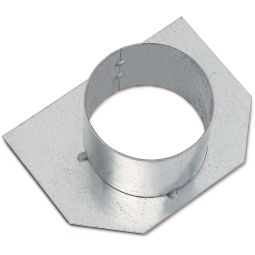 BIRCOsir 100 Endscheibe mit Ablauf DN 110 für Entwässerungsrinne Verzinkte Endscheibe für BIRCOsir 100 Entwässerungsrinnen, verschiedene Ausführungen