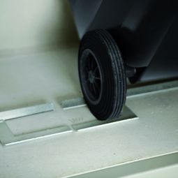 Paul Wolff Mülltonnenbox Kipprahmen für 120 l Behälter zur einfachen Bedienung der Mülltonnenbox
