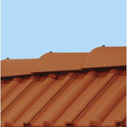 BRAAS Firststein inkl. Firstklammer Protegon Matt dunkelbraun Betondachstein Bedarf: ca. 2,5 St./m