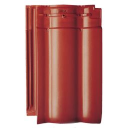 Erlus Designdachziegel Forma rot engobiert ca. 9,9 Stück/m²