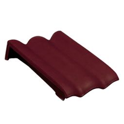 Erlus Forma maroon Pultdach-Ortgang links Dachziegel Bedarf: 1 Stk/Seite