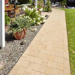 KANN Pflastersteine Germania antik sandbeige unterschiedliche Größen