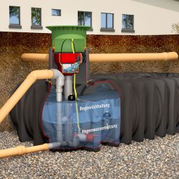 GRAF Flachtank Retentionszisterne Platin XL Plus Retention und Regenwassernutzung in großen Dimensionen, verschiedene Varianten 