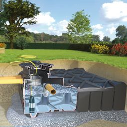 Rewatec Gartenanlage EVO F-Line Die Komponenten der Regenwassernutzungsanlage sind optimal aufeinander abgestimmt und ermöglichen einen zuverlässigen, komfortablen und benutzerfreundlichen Betrieb
