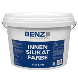 BENZ PROFESSIONAL Silikatfarbe Weiß für innen geeignet, hochdeckend, allergiker-freundlich
