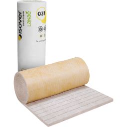 ISOVER Integra UKF-1 WLG 031 Lanaé Untersparren-Klemmfilz Dachdämmung Nichtbrennbares Glaswolle-Dämmelement mit Vlieskaschierung für schlanke Dachaufbauten