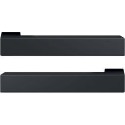 Karcher Griffpaar Seattle ER46 0DS ohne Rosetten Kosmos Schwarz Griffpaar für Karcher Glastürschlösser, inkl. Stift