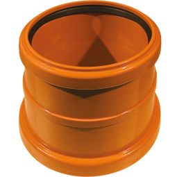 Wellker KG Überschiebmuffe DN 250 zur Verbindung von KG Ende auf KG Ende, für KG-System PVC - Coex SN 4