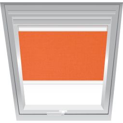 Roto Sichtschutzrollo Orange 2-R27 lichtdurchlässig, Bedienung manuell, für verschiedene Fenstergrößen konfigurierbar