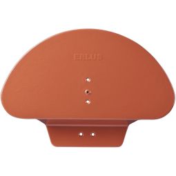 Erlus Alu-Firstendscheibe anthrazit f&uuml;r alle Erlus&nbsp;Firstziegel