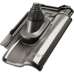 Erlus E58 SL Alu-Antennendurchgang anthrazit Dachziegel inkl. Grundplatte