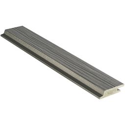 NATURinFORM WPC Fassadenverkleidung DIE GESTALTENDE EXKLUSIV Graphitgrau Rhombusleiste einseitig geprägt, matt