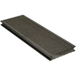 NATURinFORM WPC-Terrassendiele 25x138 mm DIE BELIEBTE massiv anthrazit Mit bauaufsichtlicher Zulassung, auch in öffentlichen Gebäuden