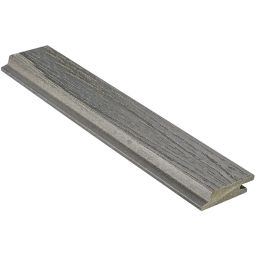 NATURinFORM WPC Fassadenverkleidung DIE GESTALTENDE graphitgrau Rhombusleiste mit Holzmaserung, leicht gebürstet