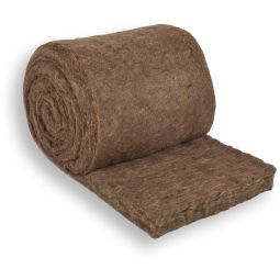 ISOLENA OPTIMAL Wärme- u. Schalldämmung aus 100% reiner Schafschurwolle (2 Rollen im Pack) Einseitig vernadelter Schafwollfilz für alle Dämmbereiche