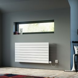 Ximax Raumheizkörper P1 Plan horizontal 59,5x120 cm 609 Watt Weiß RAL 9003 Aus kaltgewalztem, pulverbeschichteten Radiatorengütestahl, geeignet für jede gängige Zentralheizung, unverwechselbares Design