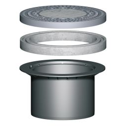 GRAF Teleskop Domschacht LKW PKW- und LKW-befahrbar