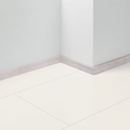 Parador Dekor-Sockelleiste Eiche D120 SL 3/18 weiß Fußleisten Länge 2200 mm, verschiedene Formen