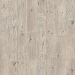 Parador Laminat Basic 200 Eiche naturgrau Landhausdiele Seidenmatte Struktur Klickverbindung, 1-Stab Landhausdielen Optik, 4-seitige V-Fuge