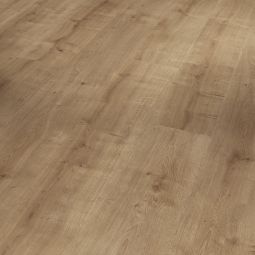 Parador Laminat Basic 400 Landhausdiele Eiche Karamell Seidenmatte Struktur Klickverbindung, ohne Fuge, zur Verlegung auf Fußbodenheizung geeignet