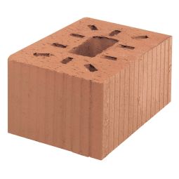 Wienerberger Poroton Schallschutzziegel 1,8 NF Kleinformat Hohe Rohdichte, reduziert effizient Schallübertragungen, Abmessung 24x11,5x7,1 cm