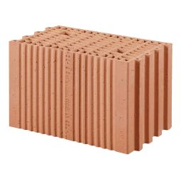 Wienerberger Poroton Planziegel T18 Ziegelstein Für mehrschalige Außenwände, Druckfestigkeitsklasse 8, verschiedene Wandstärken, ungefüllt