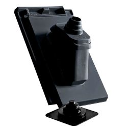 CREATON Antennendurchgang keramisch NW 60  DOMINO schieferton NUANCE engobiert Dachziegel Mit Gummianschluss