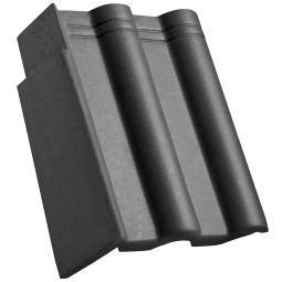 CREATON Heidelberg Ortgangstein planar dunkelgrau Betondachstein Bedarf: ca. 3 Stk. / m