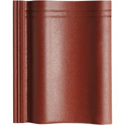 CREATON Dachstein Verona planar dunkelrot perla Betondachstein Bedarf:  ca. 10,2 Stk./m²