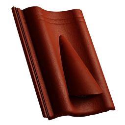 CREATON Verona Lüfterstein planar dunkelrot Betondachstein Lüftungsquerschnitt: 33,0cm²