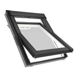 Roto Dachfenster Q42C K200 Schwingfenster Kunststoff Fenster 55x78 cm (5/7) 2-fach Sicherheits- und Wärmedämm-Isolierverglasung 