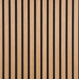 FibroTech Akustikpaneele QUANTI Oiled Oak - Eiche geölt Die Wand- & Deckenpaneele 2440x520x18 mm verbessern Ihre Raumakustik und sind einfach zu montieren