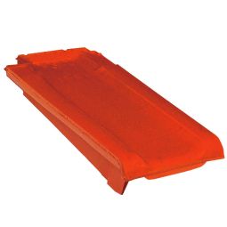 Erlus Reformpfanne SL Ortgangziegel links anthrazit engobiert Dachziegel Bedarf:&nbsp 3 Stk./lfm.