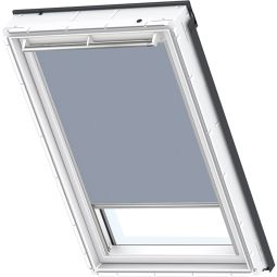 VELUX Sichtschutzrollo Uni Blau 9050 lichtdurchlässig, für verschiedene VELUX-Dachfenster geeignet