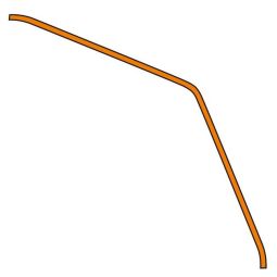 Schlüter-ECK K E S Eckprofil Edelstahl, 32 mm breit Praktische Abschlusschiene, aus V4A Edelstahl, für den Innen- und Außenbereich, Länge 1,5 m