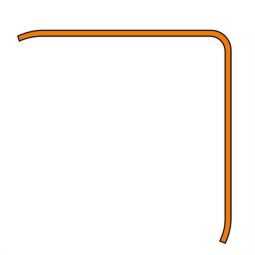 Schlüter-ECK K E Eckprofil V4A Edelstahl, 32mm breit Länge 1,5m, hohe chemische Beständigkeit