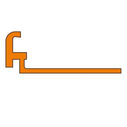 Schlüter-JOLLY P W Abschlussprofil Kunststoff Weiß 11mm Länge 2,5m, mit Fugensteg, geeignet für dekorative Wandaußenecken