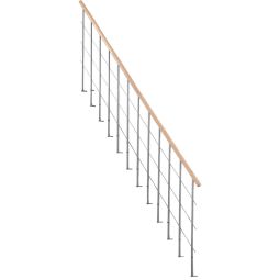 Minka Treppengeländer für Raumspartreppe STYLE Buche mit Massivhandlauf