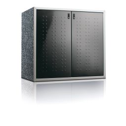 Paul Wolff Mülltonnenbox SILENT Trend Anthrazit 2er Box Mülltonnenverkleidung für Behälter bis max. 240 Liter, unterschiedliche Wandfarben wählbar