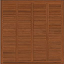 TraumGarten Sichtschutzzaun GRAZIA Hartholz Elemente Sichtschutz Lamellenzaun edles Hartholz, handgeölt, verschiedene Größen