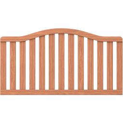 TraumGarten Gartenzaun RAJA Hartholz mit Krone astfreies FSC zertifiziertes Hartholz, geölt, 179x90 (97) cm
