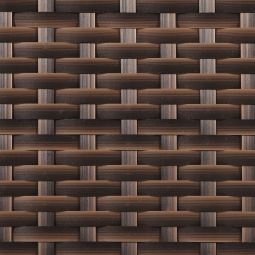 TraumGarten Sichtschutzzaun WEAVE Mocca Rechteck Sichtschutz Element inkl. Aufhängung