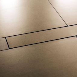 Schlüter-KERDI-LINE D Duschrinnen Abdeckung V4A Edelstahl befliesbar und rahmenlos, für alle Belagshöhen geeignet