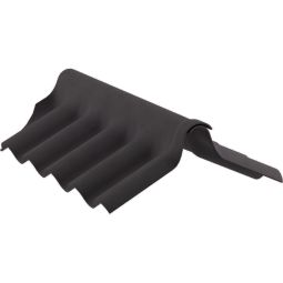 Swisspearl Wellfirst 2-teilig 177/51 P5 Faserzement anthrazit Profil 5, Firstlänge: 918 mm, Schenkellänge: 350/350 mm, nicht brennbar, einfache Montage