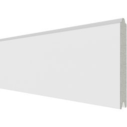 TraumGarten Sichtschutzzaun SYSTEM ALU PLUS Einzelprofil Weiß Sichtschutz Steckzaun Lamellenzaun Breite: 178 cm oder 238 cm