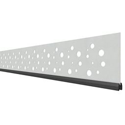 TraumGarten Sichtschutzzaun SYSTEM Dekorprofil-Set BUBBLE Höhe: 15 cm oder 30 cm, inkl. Adapterleiste
