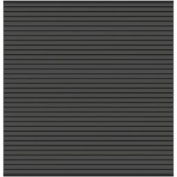 TraumGarten Sichtschutzzaun SYSTEM NEO PLATINUM Zaunset anthrazit WPC-Zaunfeld mit 12 ummantelten Profilen (15x2 cm), UV-beständig, kürzbar, mit Alu-Abschlussleisten