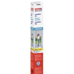 Tesa Lamellentür Insect Stop Standard Insektenschutz Vorhang Praktischer Lamellenvorhang für insektenfreie Türöffnungen, 95x220 cm, Farbe Anthrazit