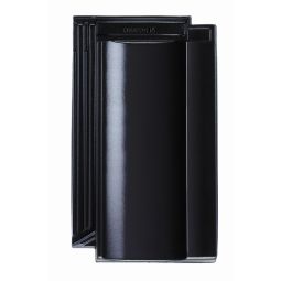 CREATON Dachziegel TERRA OPTIMA schwarz FINESSE glasiert ca. 12,8 Stück/m²