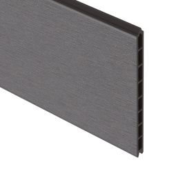 TraumGarten Sichtschutzzaun SYSTEM WPC XL Einzelprofil Anthrazit Sichtschutz Steckzaun Lamellenzaun Einzelprofil 30x2x178,3 cm, glatt, kürzbar & wetterfest – ideal für Reparatur & Maßfelder